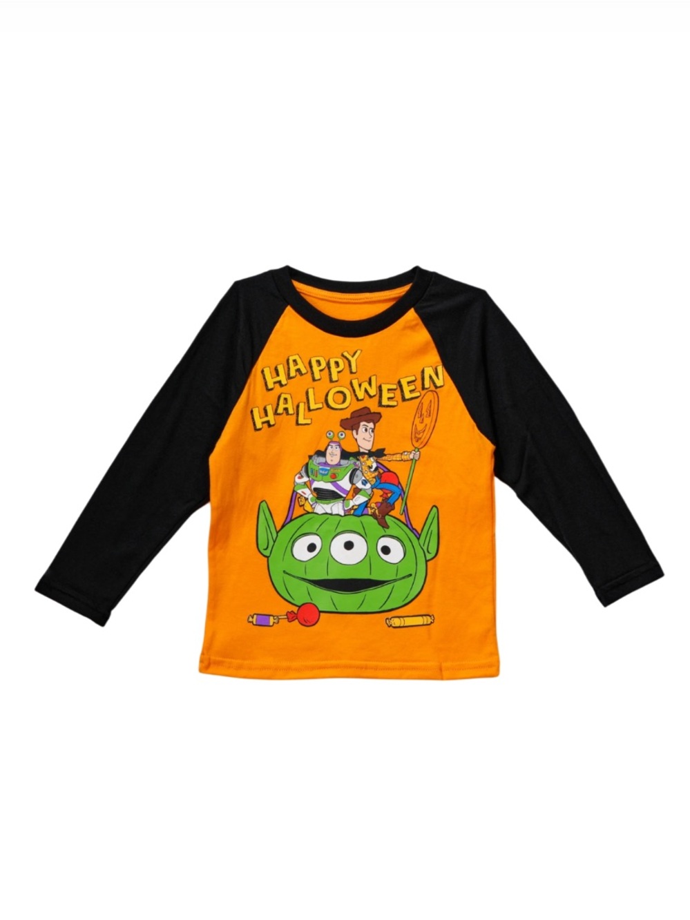 Disney Toy Story Halloween Graphic Tee Long Sleeve NWT